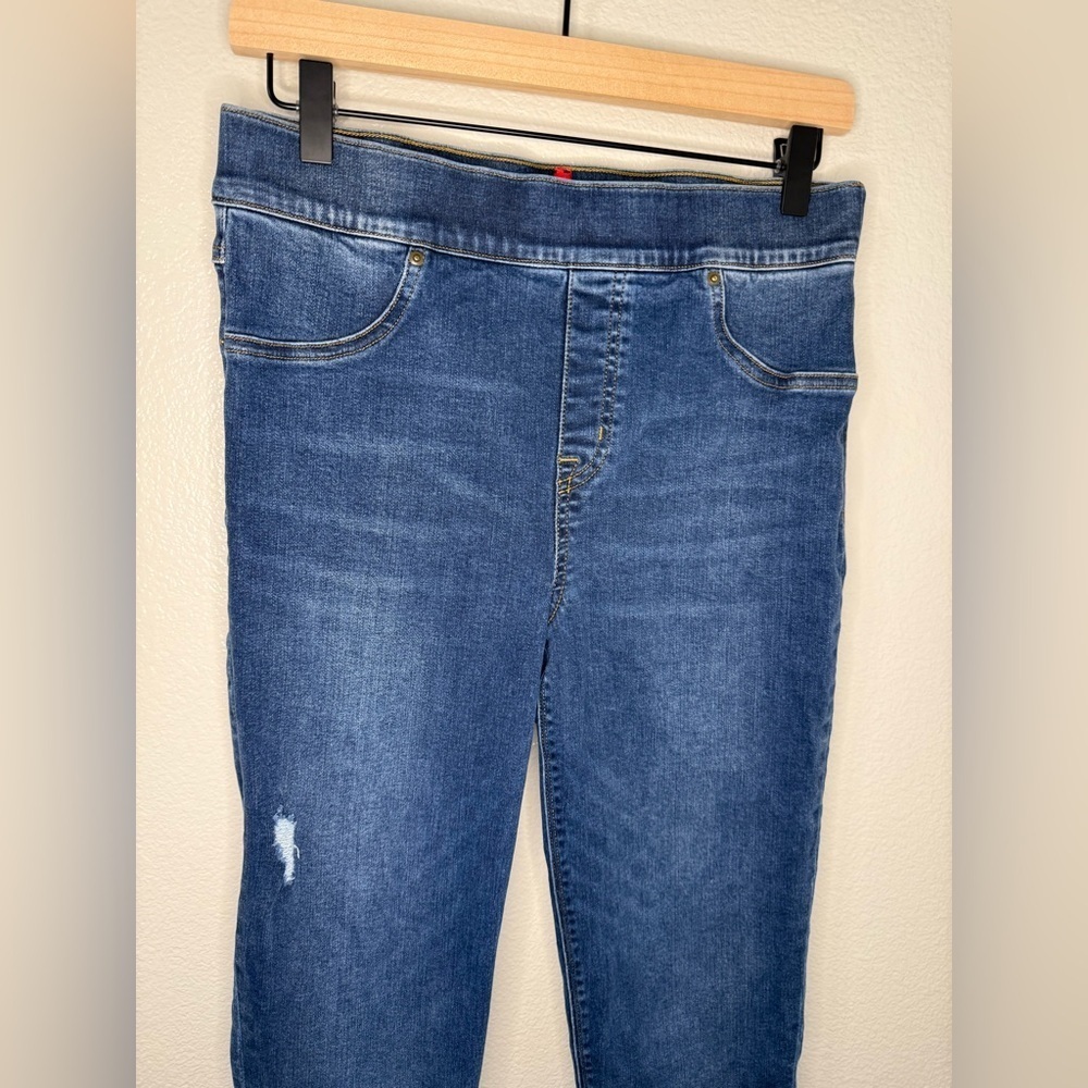 Spanx Distressed Ankle Skinny Jeans XL - Picture 3 of 11